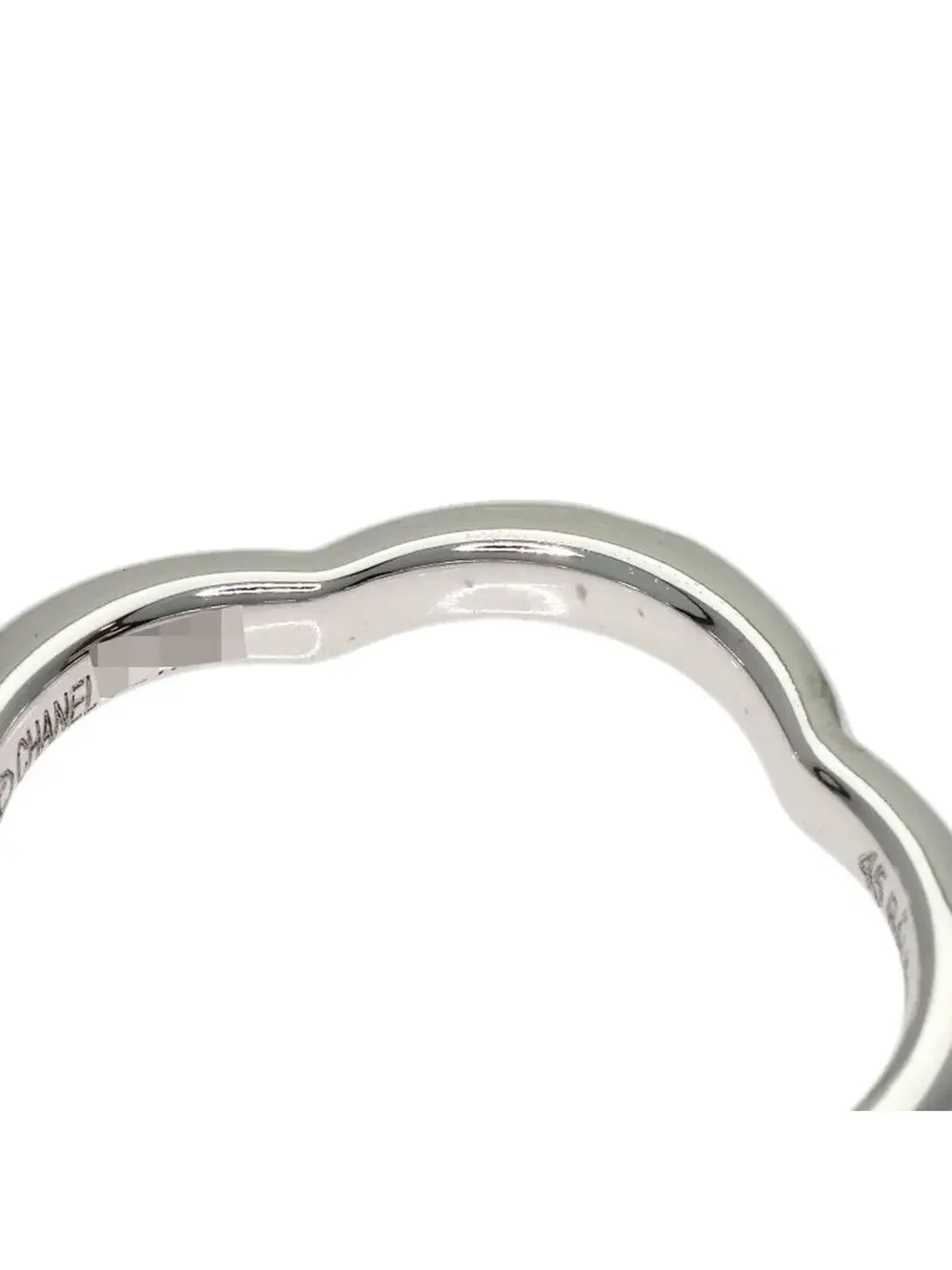 Chanel Camellia Ring 18K White Gold #343283C13B